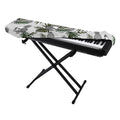 Tropical Pineapple Skull Pattern Print Piano Keyboard Cover
