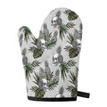 Tropical Pineapple Skull Pattern Print Single Oven Mitt