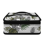 Tropical Pineapple Skull Pattern Print Small Lunch Bag