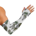 Tropical Pineapple Skull Pattern Print Sun Protection Arm Sleeves