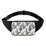 Tropical Pineapple Skull Pattern Print Waist Bag