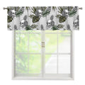 Tropical Pineapple Skull Pattern Print Window Valance