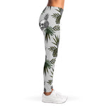 Tropical Pineapple Skull Pattern Print Women's Leggings