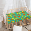 Tropical Pineapples Pattern Print Baby Crib Sheet