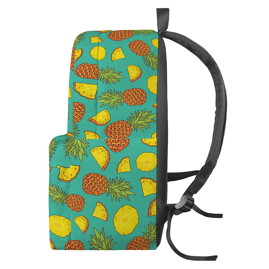 Tropical Pineapples Pattern Print Backpack