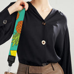 Tropical Pineapples Pattern Print Bag Strap