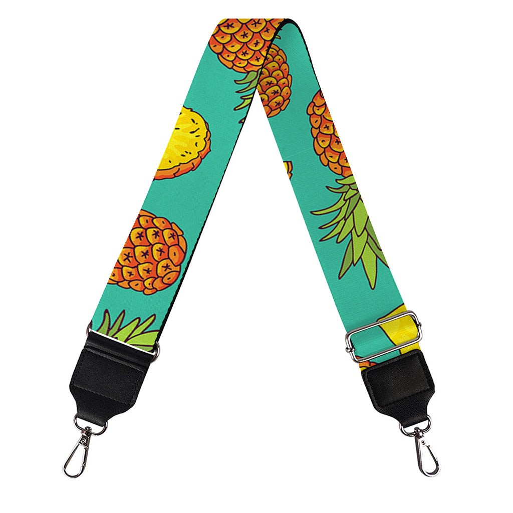 Tropical Pineapples Pattern Print Bag Strap