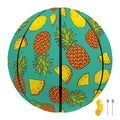 Tropical Pineapples Pattern Print Basketball