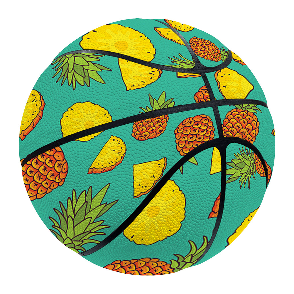 Tropical Pineapples Pattern Print Basketball
