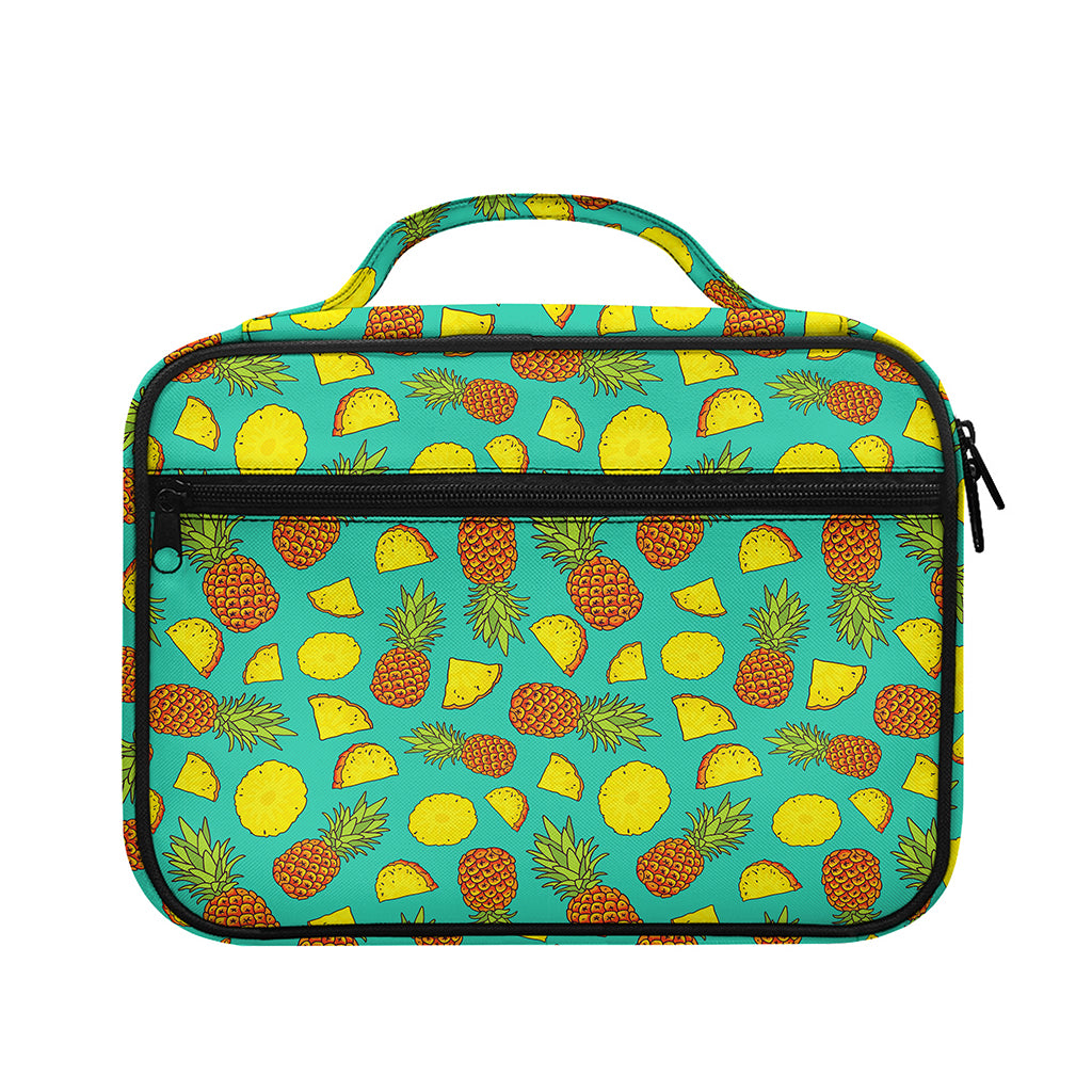 Tropical Pineapples Pattern Print Briefcase Bible Bag