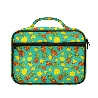 Tropical Pineapples Pattern Print Briefcase Bible Bag