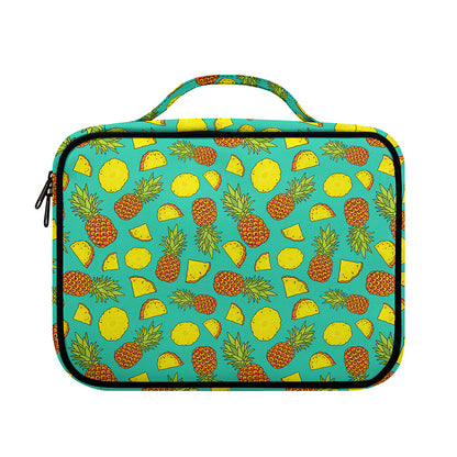 Tropical Pineapples Pattern Print Briefcase Bible Bag