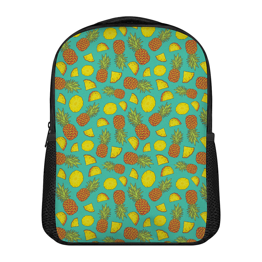 Tropical Pineapples Pattern Print Casual Backpack