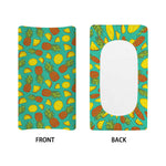 Tropical Pineapples Pattern Print Changing Pad Cover