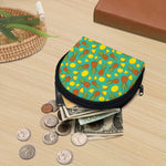 Tropical Pineapples Pattern Print Coin Purse