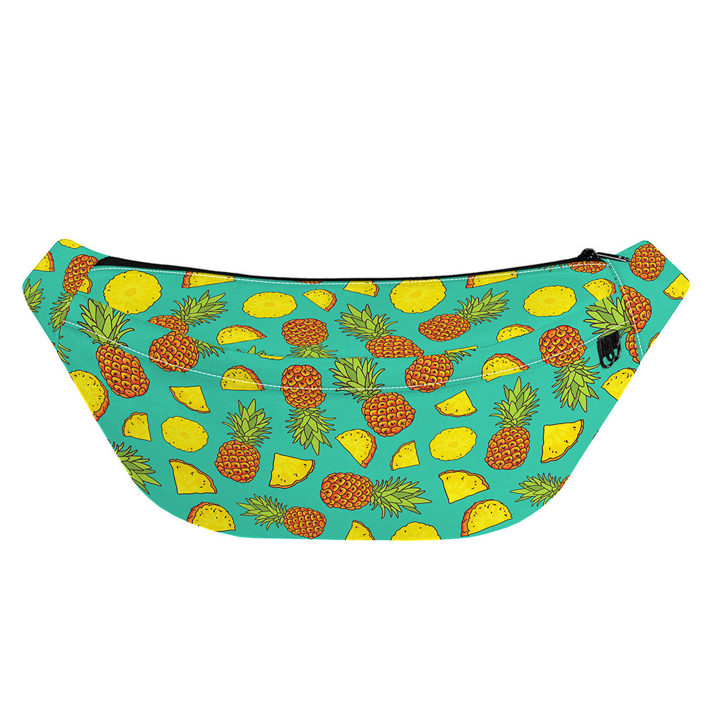 Tropical Pineapples Pattern Print Fanny Pack