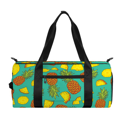 Tropical Pineapples Pattern Print Gym Bag