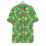 Tropical Pineapples Pattern Print Hawaiian Shirt