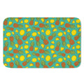 Tropical Pineapples Pattern Print Indoor Door Mat