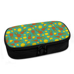 Tropical Pineapples Pattern Print Insulin Cooler Travel Case