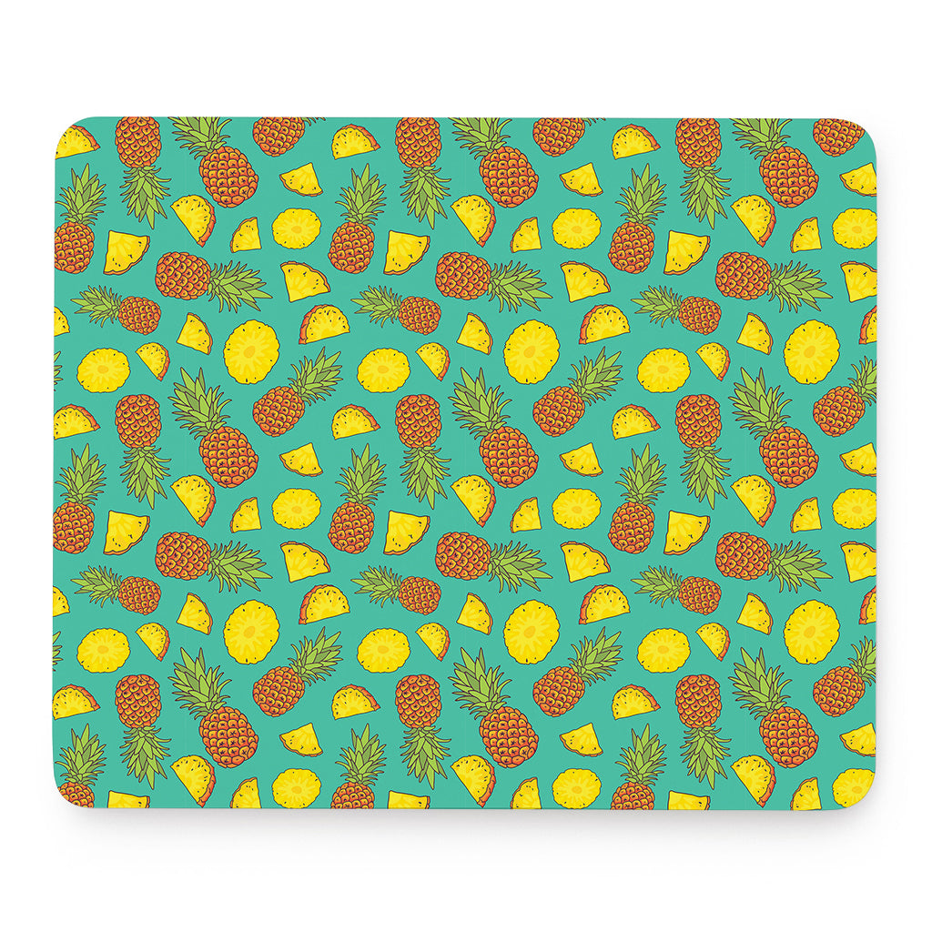 Tropical Pineapples Pattern Print Mouse Pad