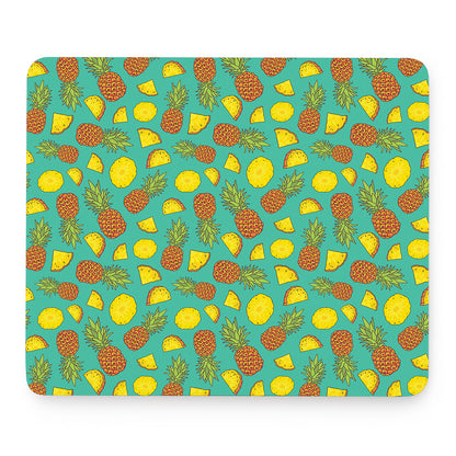 Tropical Pineapples Pattern Print Mouse Pad