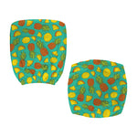 Tropical Pineapples Pattern Print Office Chair Cover
