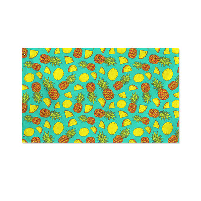 Tropical Pineapples Pattern Print Polyester Flag
