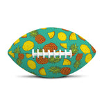 Tropical Pineapples Pattern Print Rugby Ball