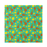 Tropical Pineapples Pattern Print Silk Bandana