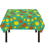 Tropical Pineapples Pattern Print Tablecloth