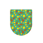Tropical Pineapples Pattern Print Toilet Lid Cover