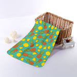 Tropical Pineapples Pattern Print Towel