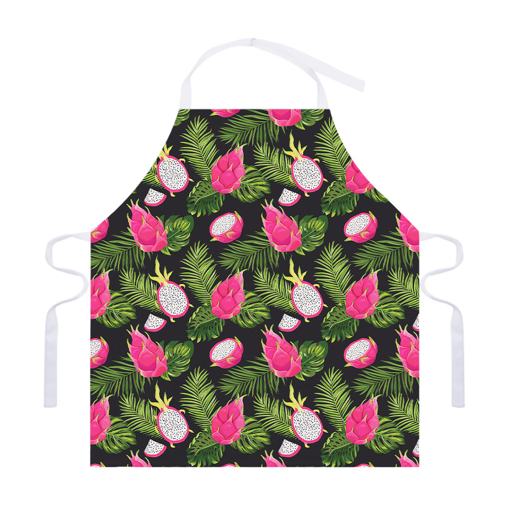 Tropical Pitaya Pattern Print Adjustable Apron