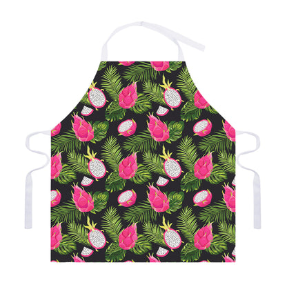 Tropical Pitaya Pattern Print Adjustable Apron
