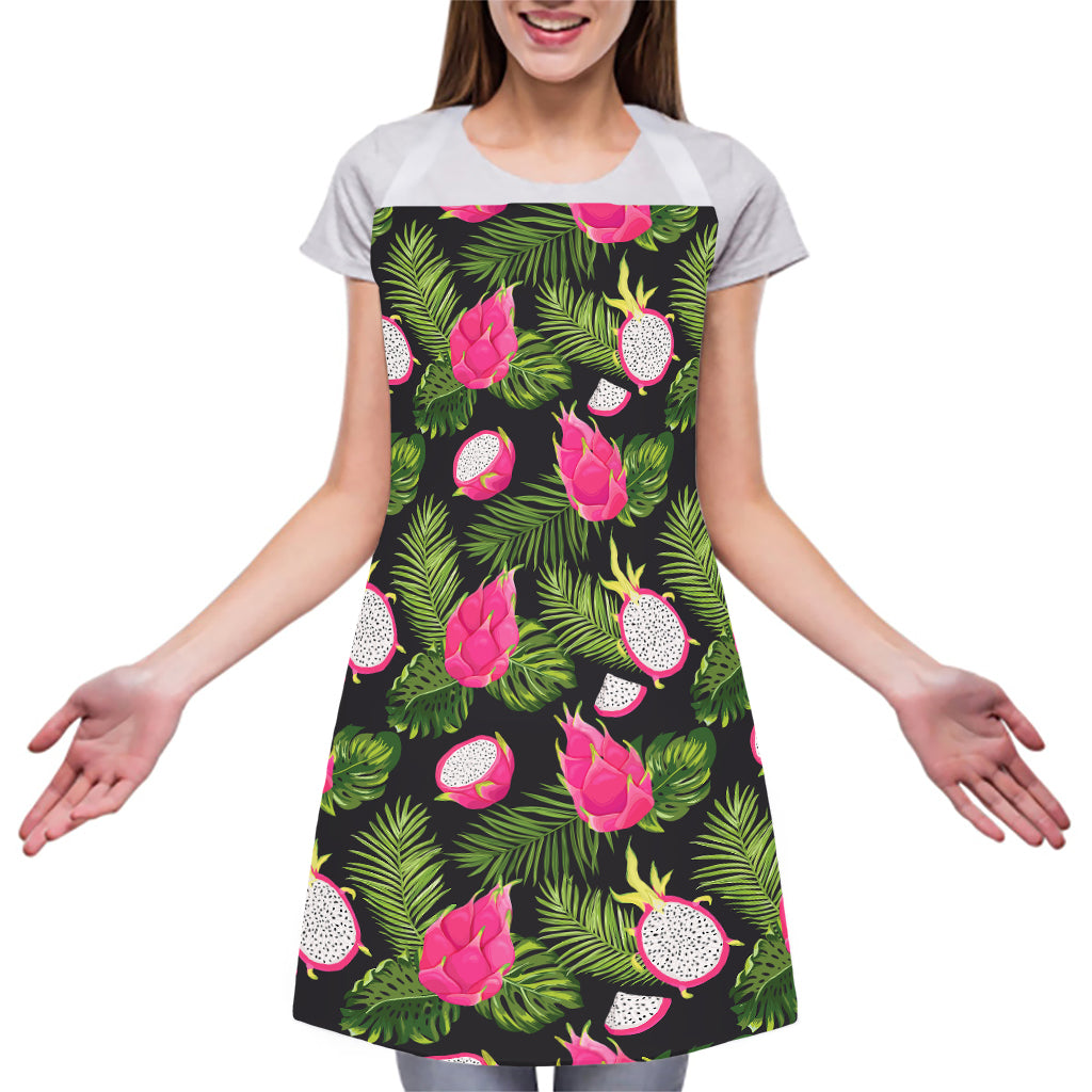 Tropical Pitaya Pattern Print Adjustable Apron