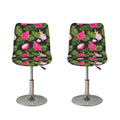 Tropical Pitaya Pattern Print Bar Stool Covers