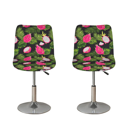 Tropical Pitaya Pattern Print Bar Stool Covers