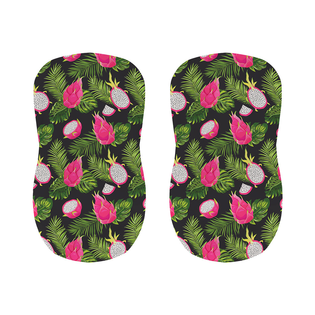 Tropical Pitaya Pattern Print Bar Stool Covers
