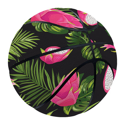 Tropical Pitaya Pattern Print Basketball