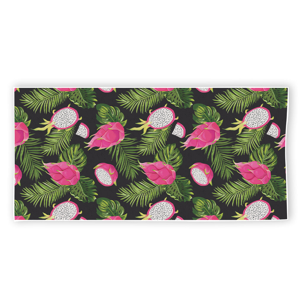 Tropical Pitaya Pattern Print Beach Towel