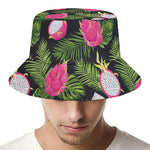 Tropical Pitaya Pattern Print Bucket Hat