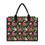 Tropical Pitaya Pattern Print Canvas Tote Bag