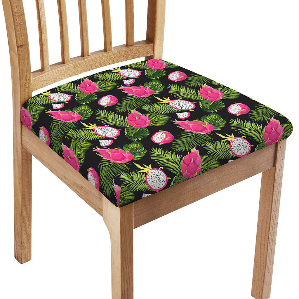 Tropical Pitaya Pattern Print Chair Cushion Cover