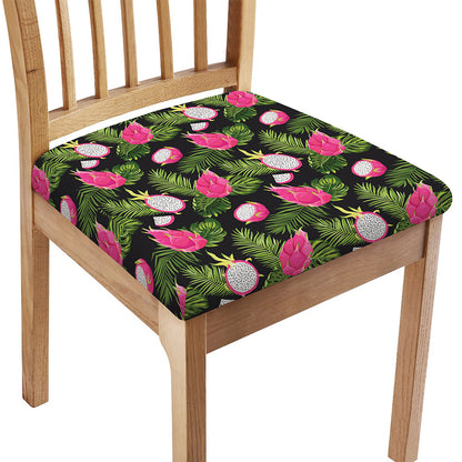 Tropical Pitaya Pattern Print Chair Cushion Cover