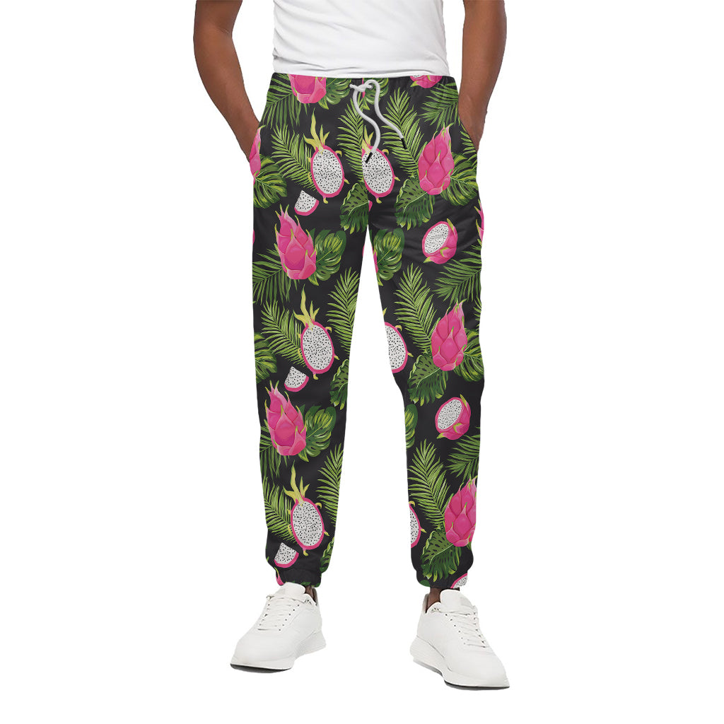 Tropical Pitaya Pattern Print Cotton Pants