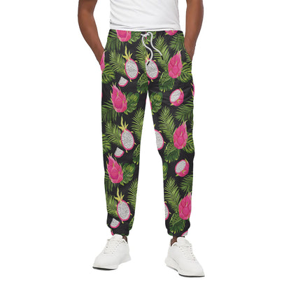 Tropical Pitaya Pattern Print Cotton Pants