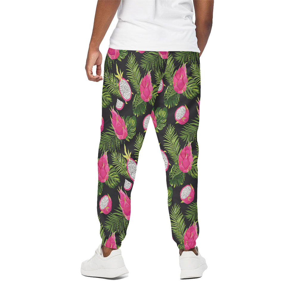 Tropical Pitaya Pattern Print Cotton Pants