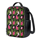 Tropical Pitaya Pattern Print Crossbody Lunch Bag