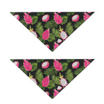 Tropical Pitaya Pattern Print Dog Bandana